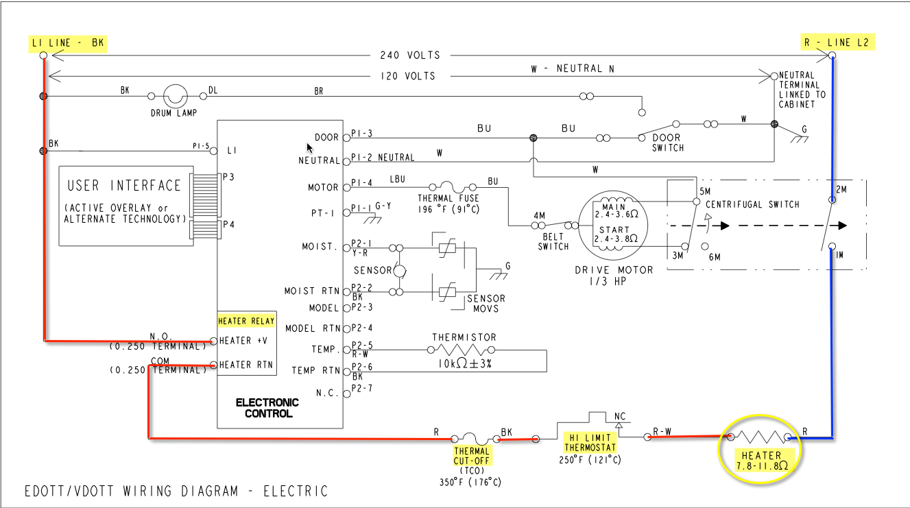 Whirlpool Dryer Schematic | The Master Samurai Tech Academy