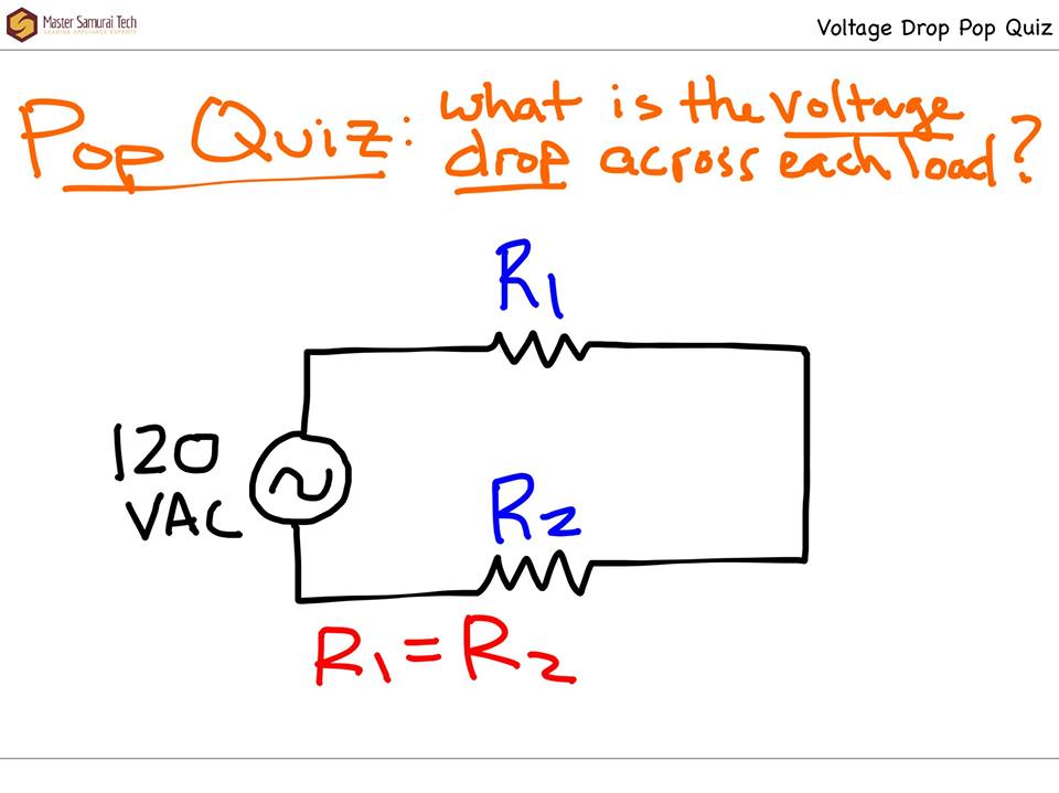 Voltage Drop in Series Loads